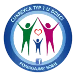 logo - Cukrzyca typ 1 u dzieci "Pomagajmy sobie"